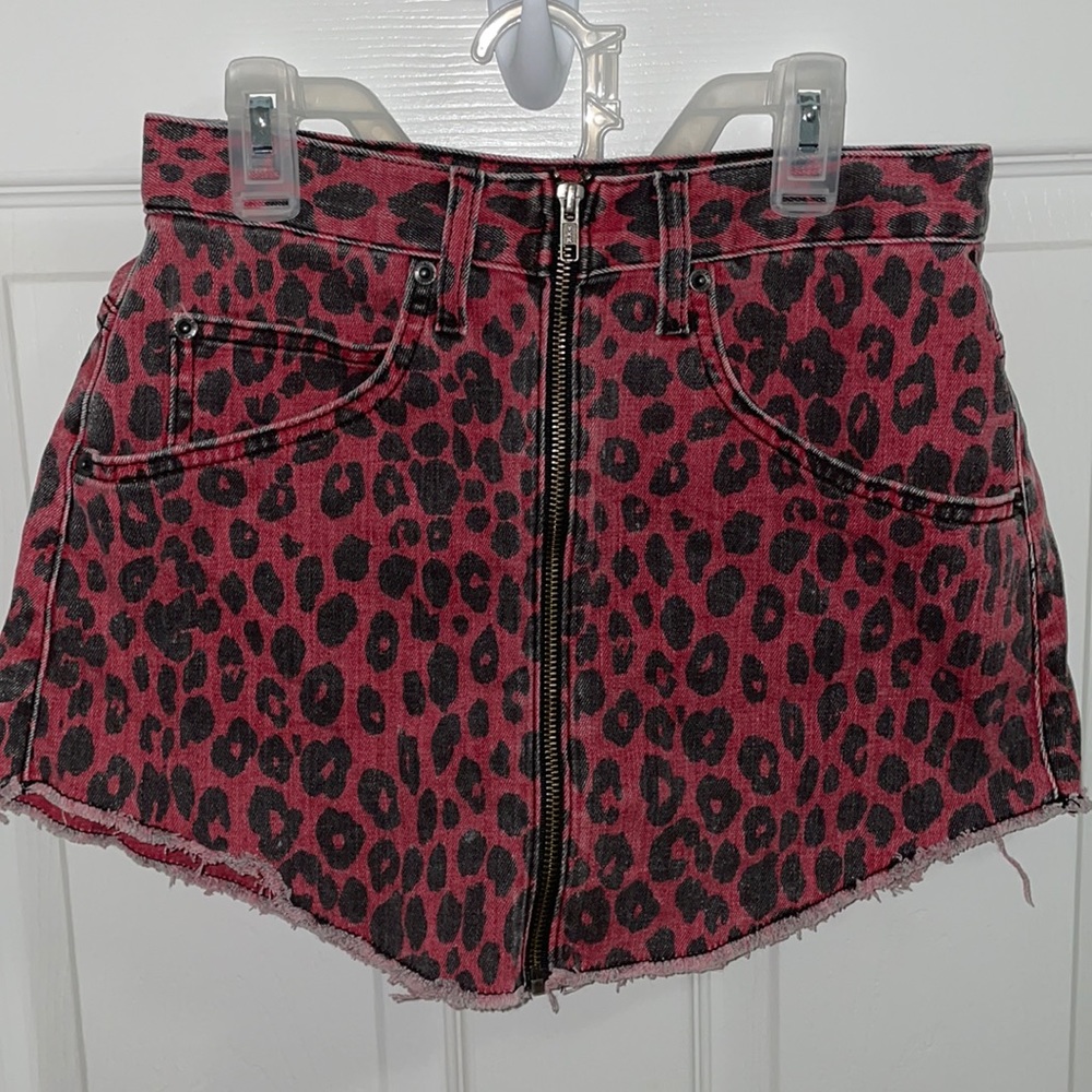 LF CHEETAH MINI SKIRT, Size 27